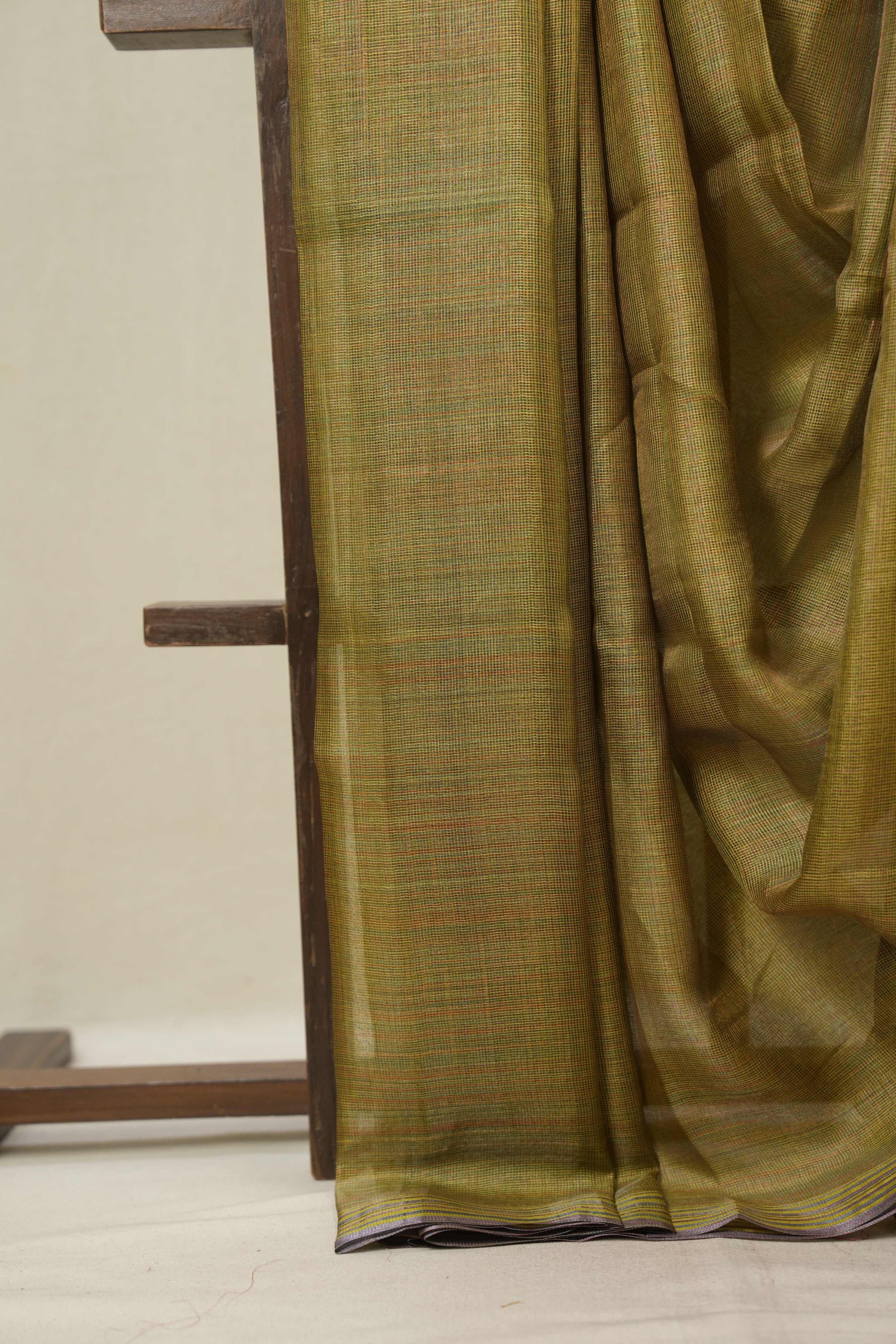 Yellow Tussar Silk Saree - SRYTSS1822