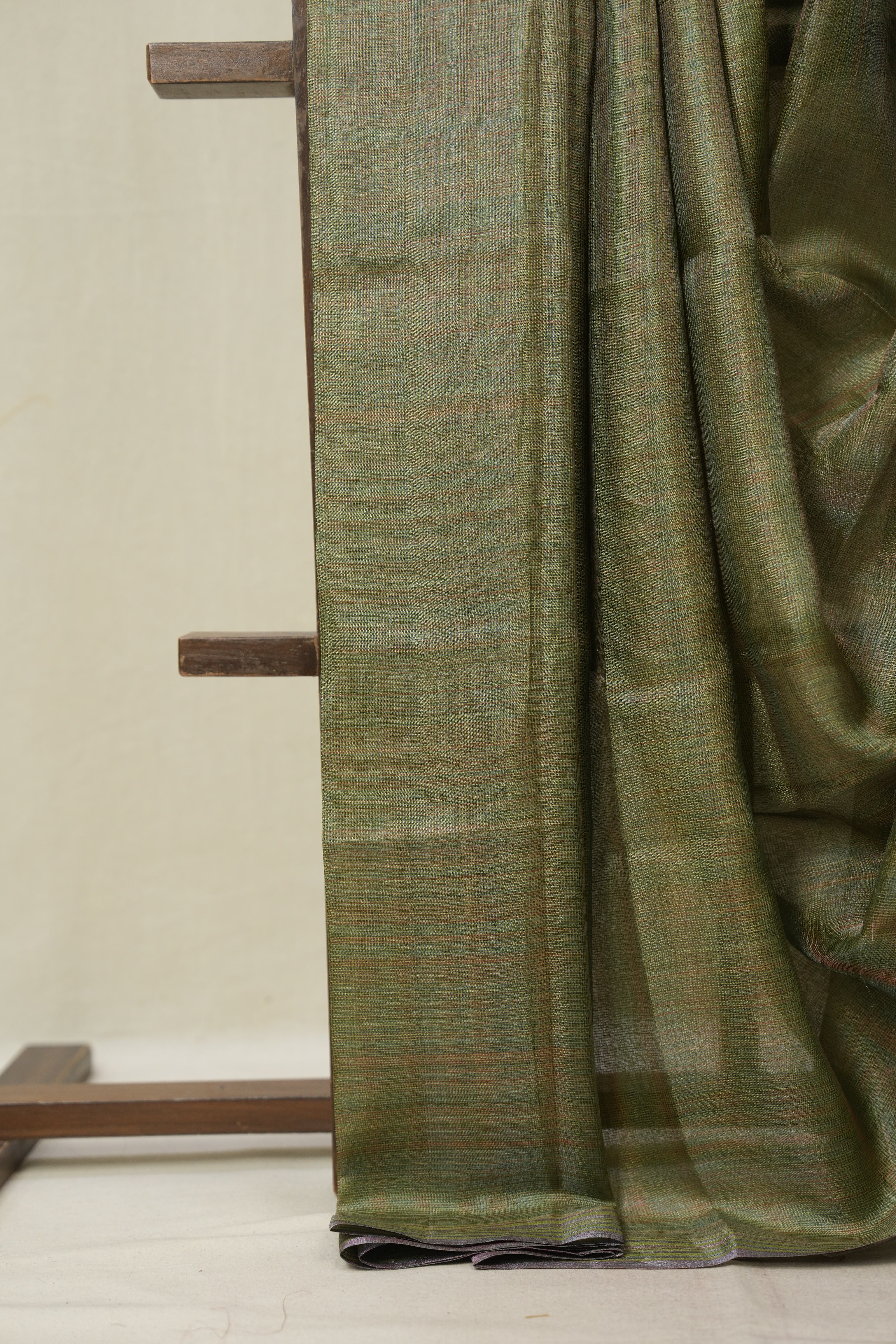Green Tussar Silk Saree - SRGTSS1819