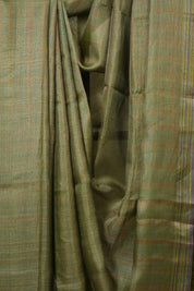 Green Tussar Silk Saree - SRGTSS1819