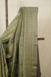 Green Tussar Silk Saree - SRGTSS1819