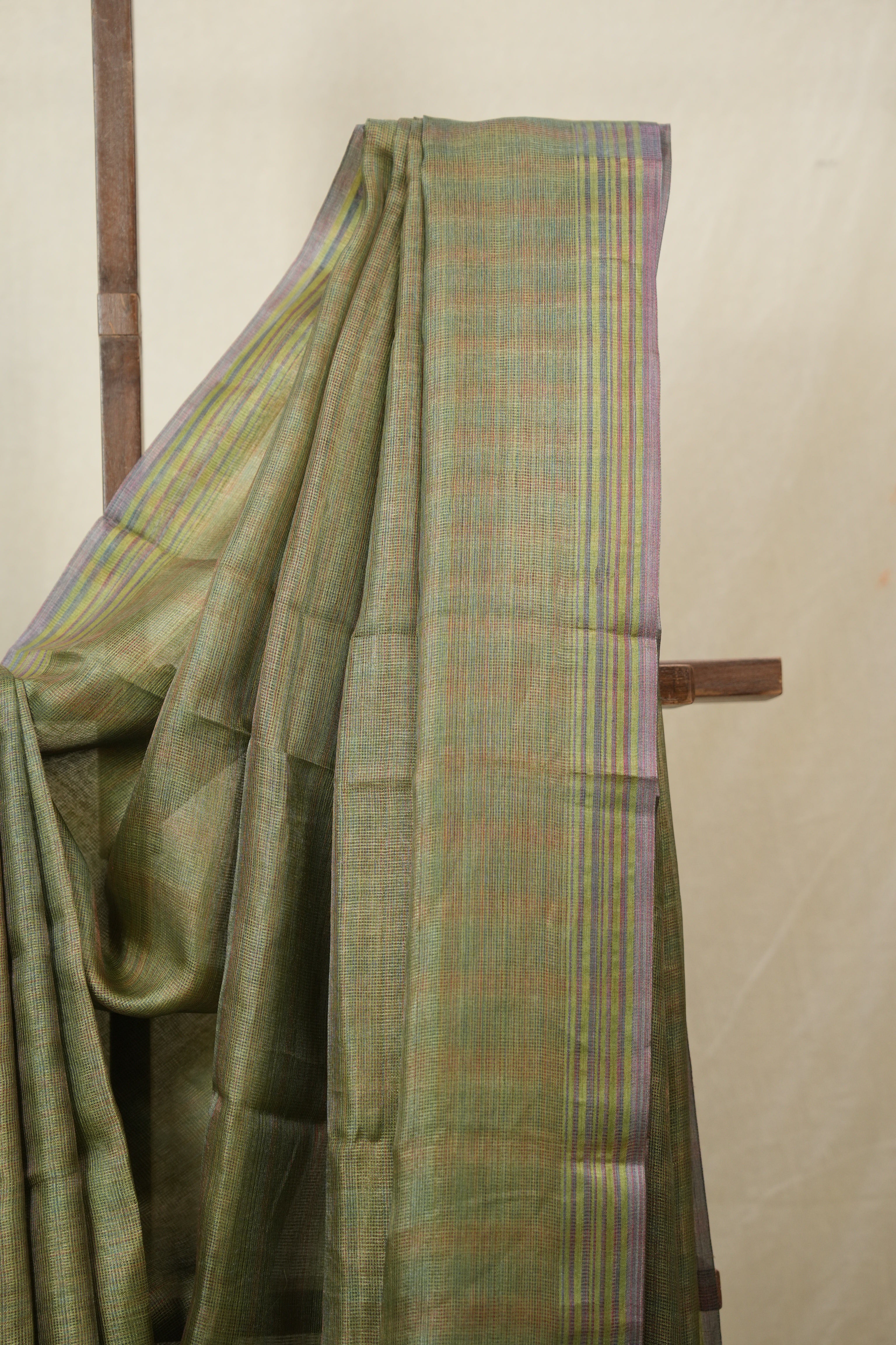 Green Tussar Silk Saree - SRGTSS1819