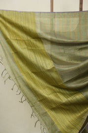Green Tussar Silk Saree - SRGTSS1819