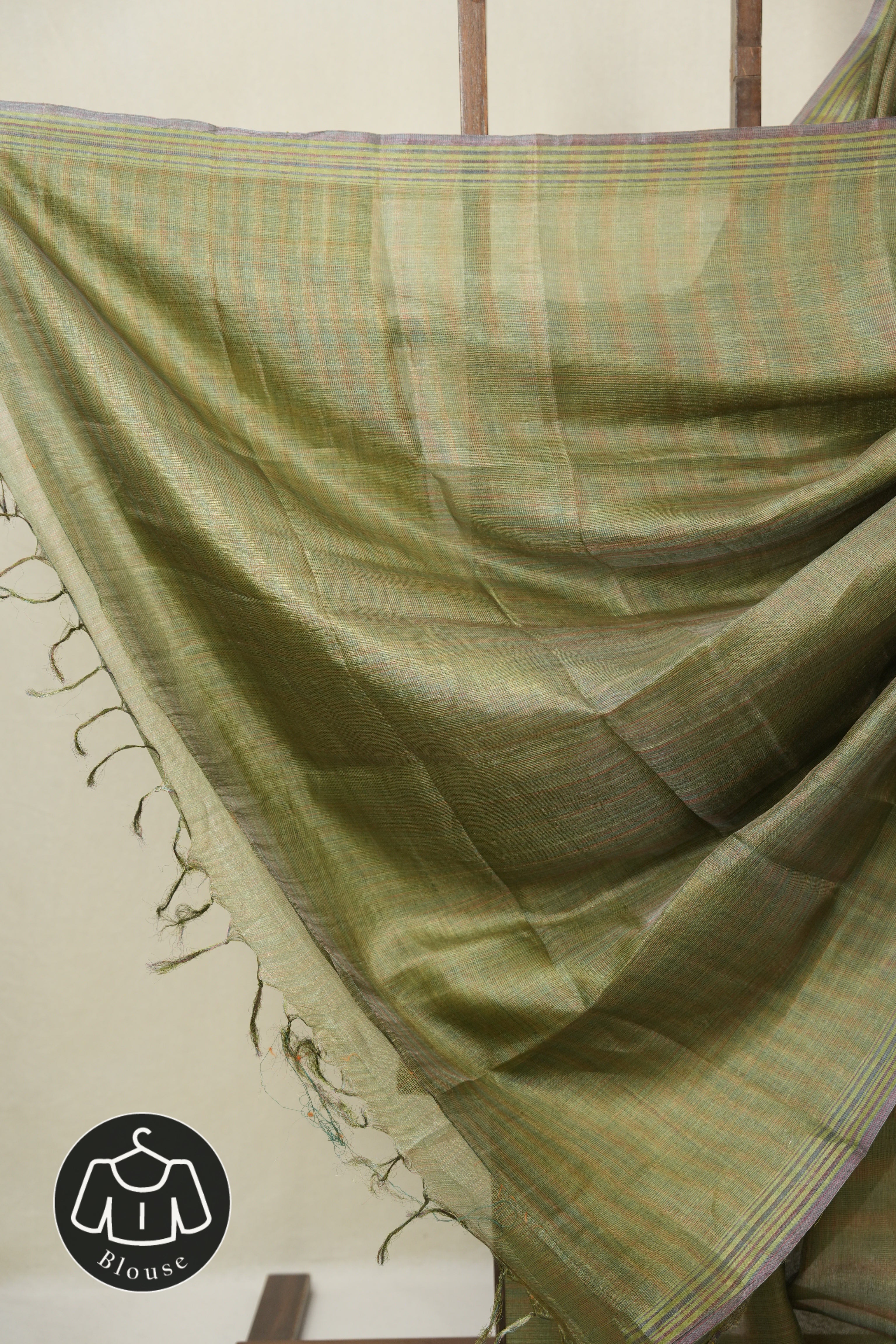 Green Tussar Silk Saree - SRGTSS1819