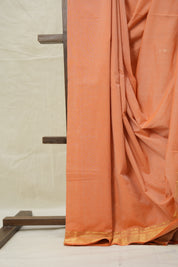 Light Orange Cotton Paithani Saree - SRLOCPS710