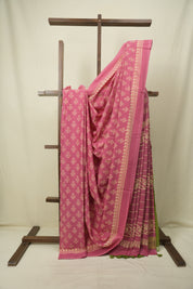 Pink HBP Cotton Saree - SRPCS3554