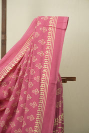 Pink HBP Cotton Saree - SRPCS3554