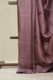 Light Pink Tussar Silk Saree - SRLPTSS1825