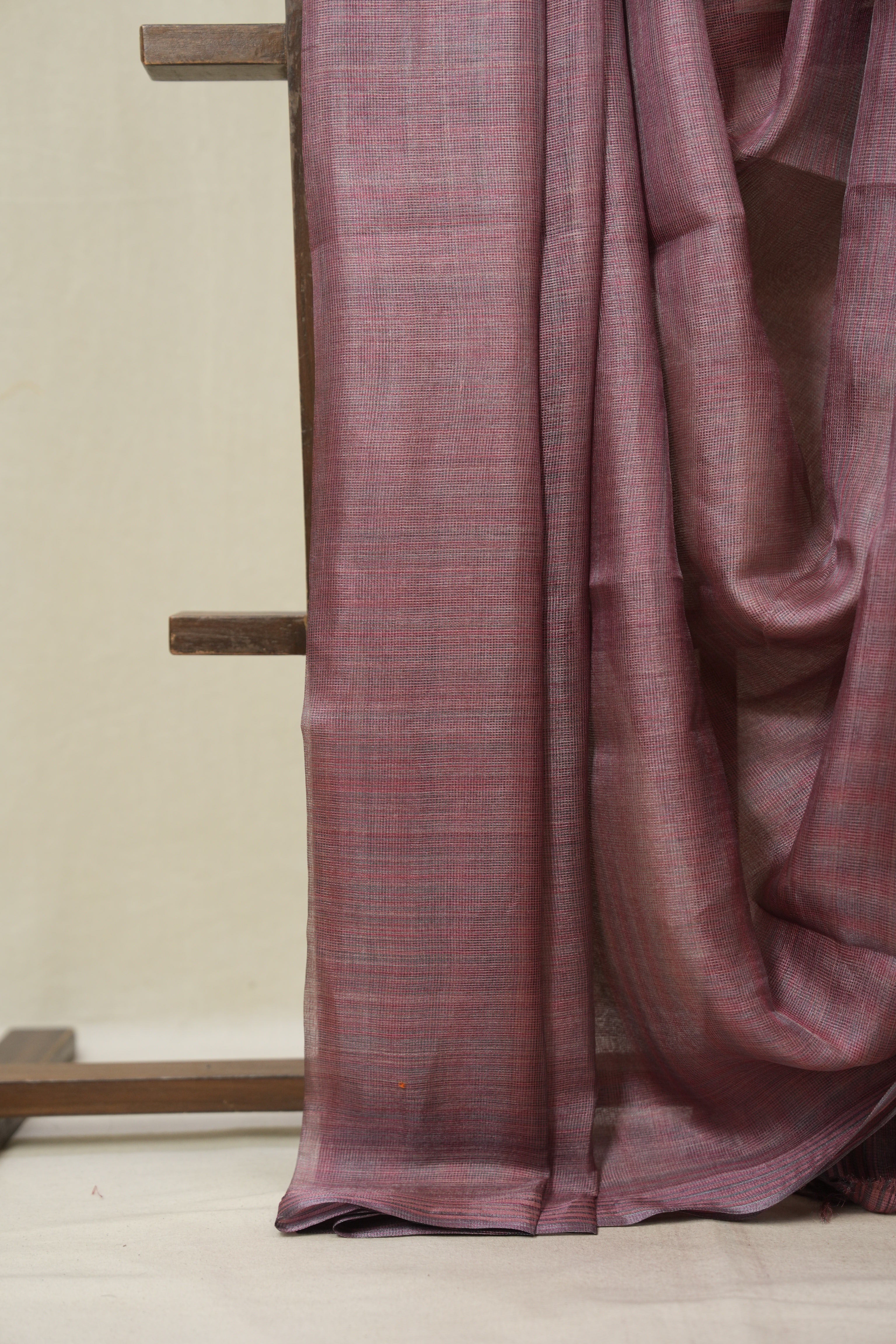 Light Pink Tussar Silk Saree - SRLPTSS1825