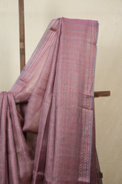 Light Pink Tussar Silk Saree - SRLPTSS1825