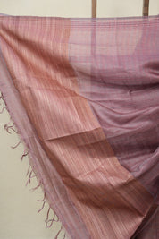 Light Pink Tussar Silk Saree - SRLPTSS1825