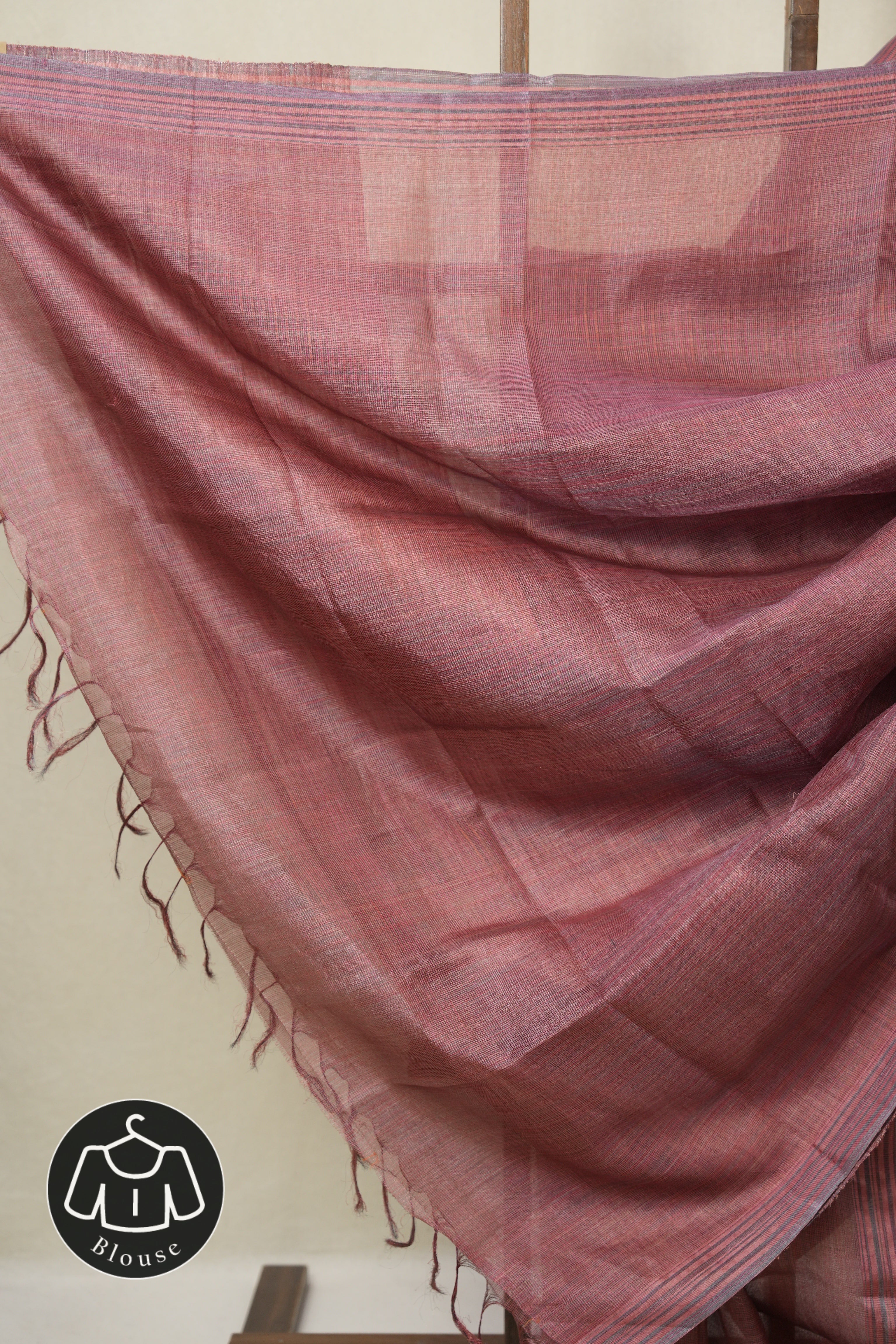 Pink Tussar Silk Saree - SRPTSS1827