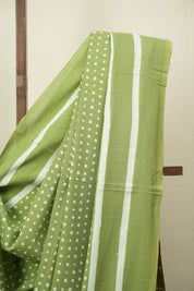Green HBP Cotton Saree - SRGCS3560