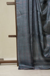 Blue Tussar Silk Saree - SRBTSS1832