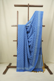 Blue HBP Cotton Saree - SRBCS3561