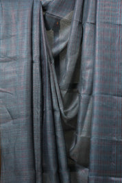 Blue Tussar Silk Saree - SRBTSS1832
