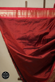 Maroon Silk Paithani Saree - SRMSPS710