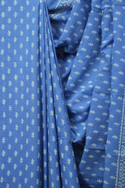 Blue HBP Cotton Saree - SRBCS3561