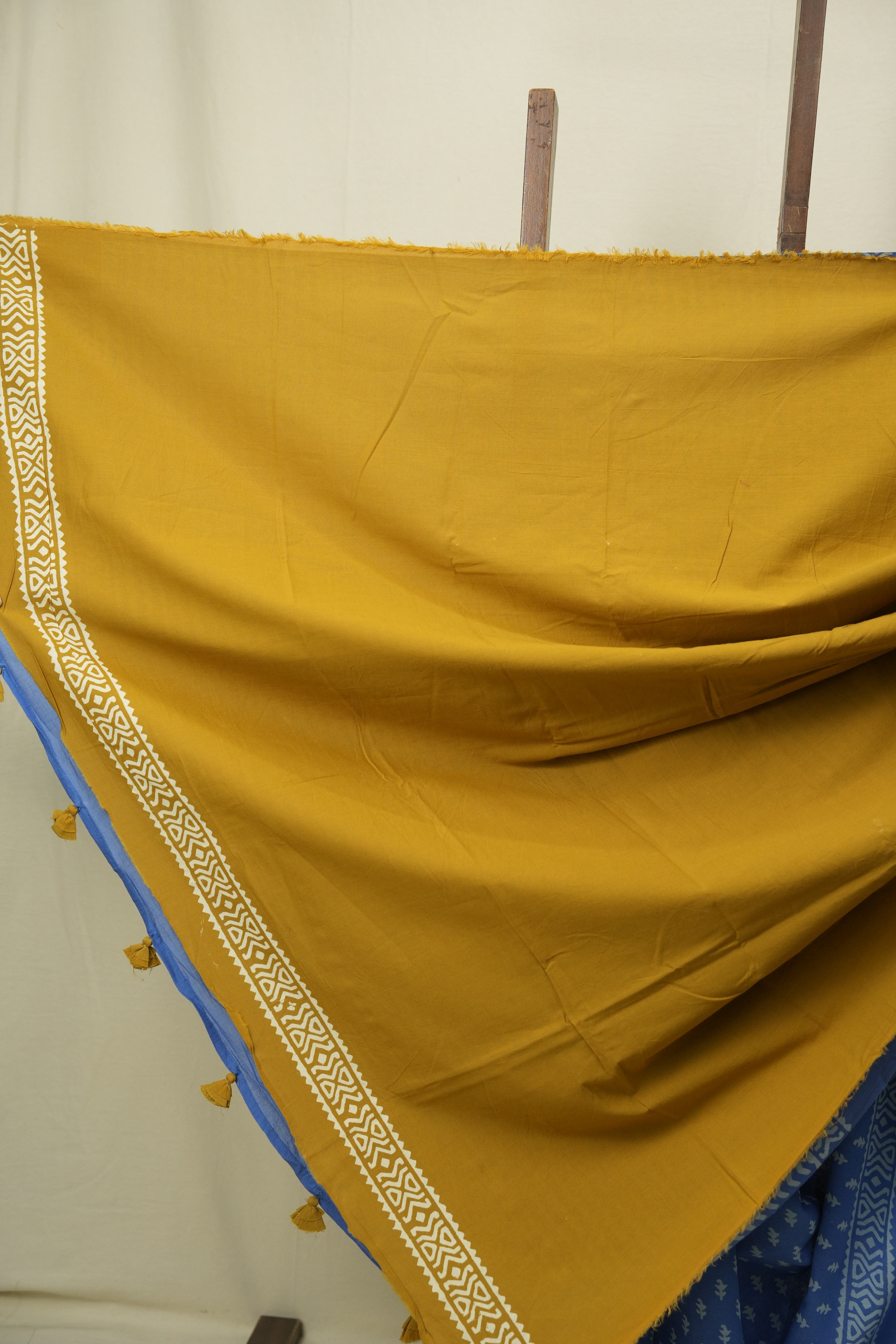 Blue HBP Cotton Saree - SRBCS3561