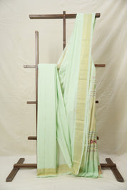 Mint Green Paithani Saree - SRMGCPS705