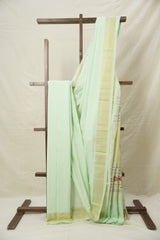 Mint Green Paithani Saree - SRMGCPS705