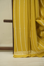 Yellow HBP Cotton Saree - SRYCS3562