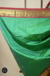 Green Silk Paithani Saree - SRGSPS709