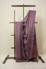 Pink Tussar Silk Saree - SRPTSS1824
