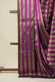 Pink Gold Silk Paithani Saree - Saavari - SSPGSPS23