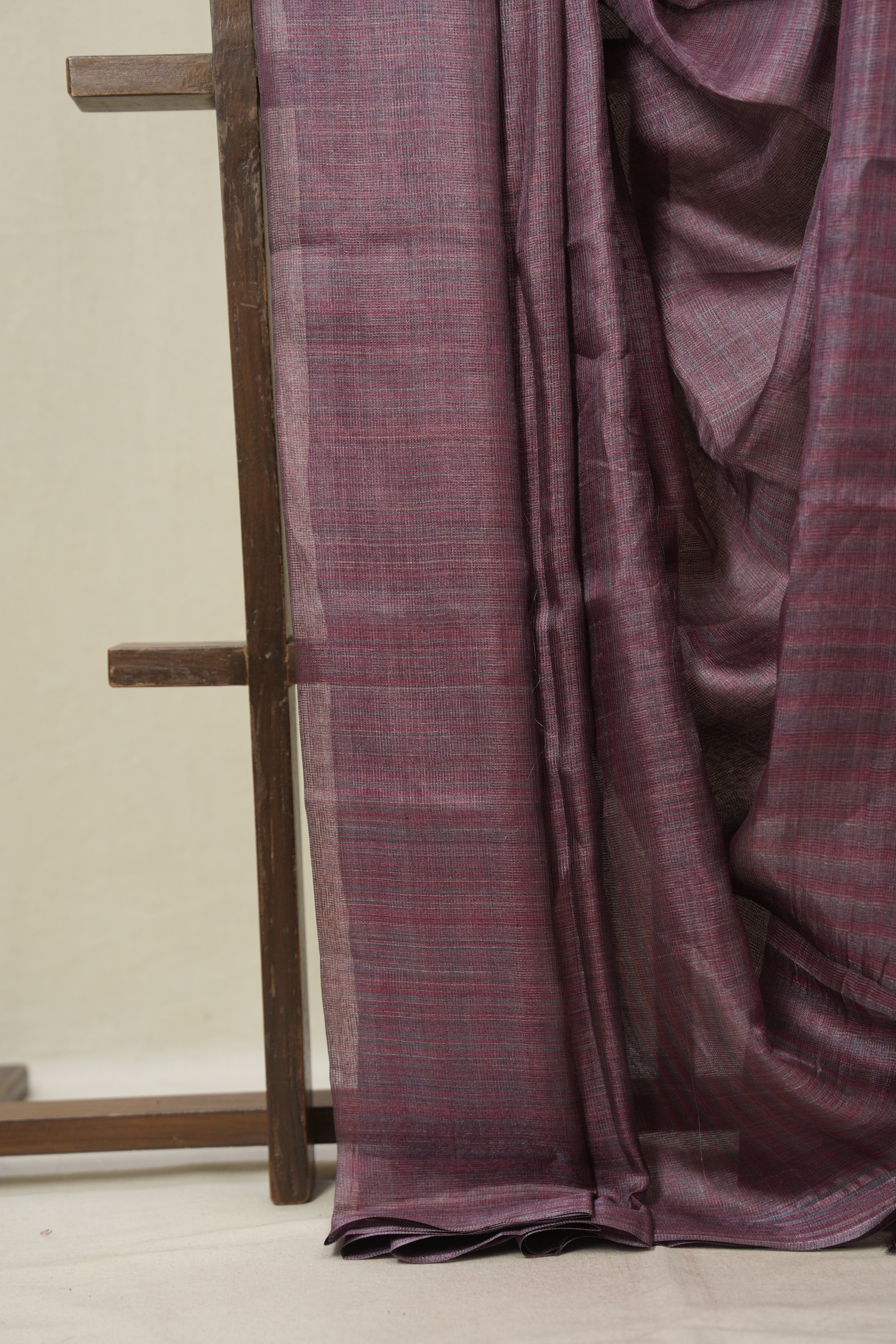 Pink Tussar Silk Saree - SRPTSS1824