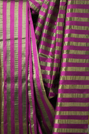 Pink Gold Silk Paithani Saree - Saavari - SSPGSPS23