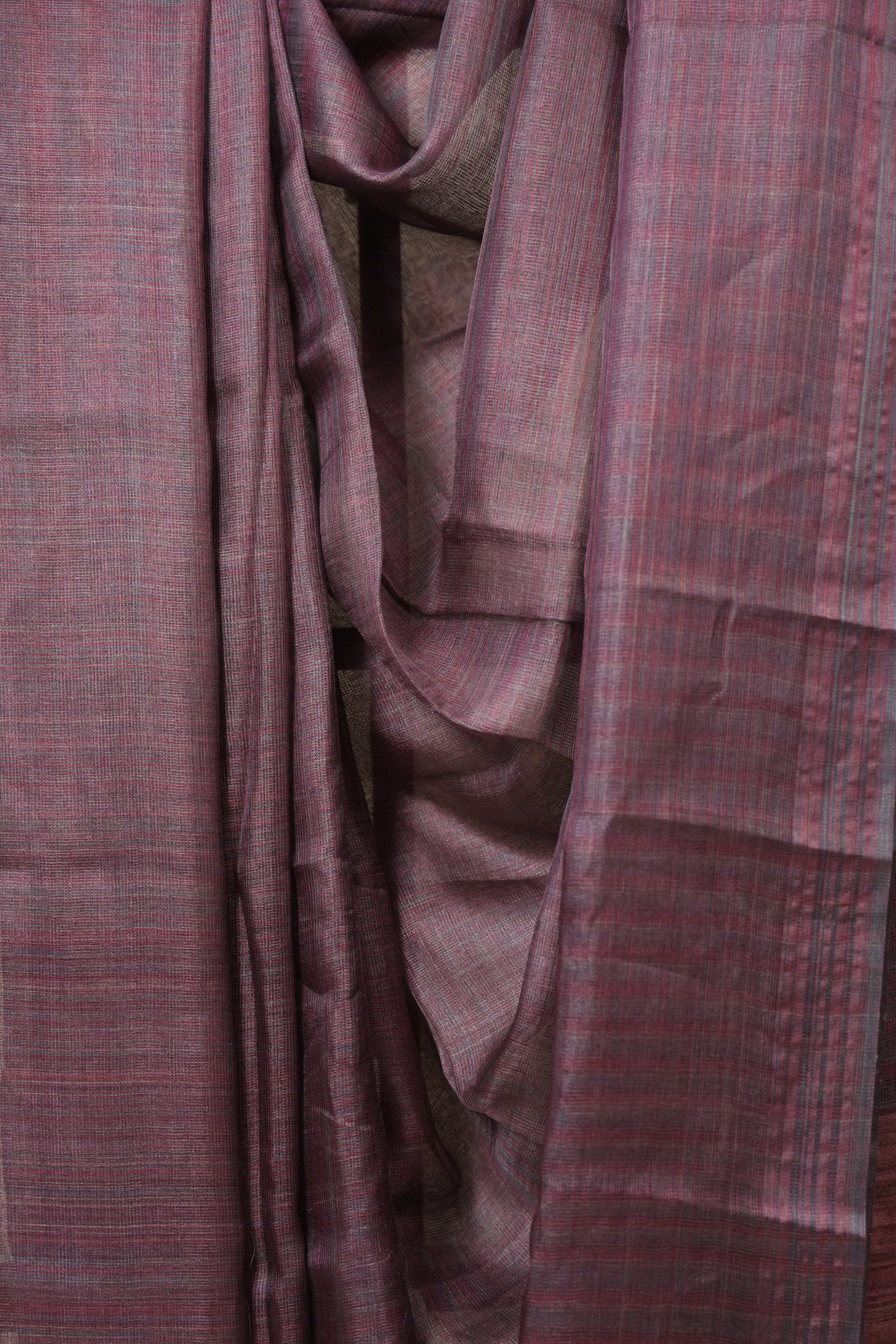 Pink Tussar Silk Saree - SRPTSS1824