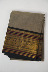 Grey Kanchi Cotton Saree - SRGKCS1320