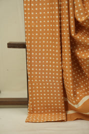 Orange HBP Cotton Saree - SROCS3563