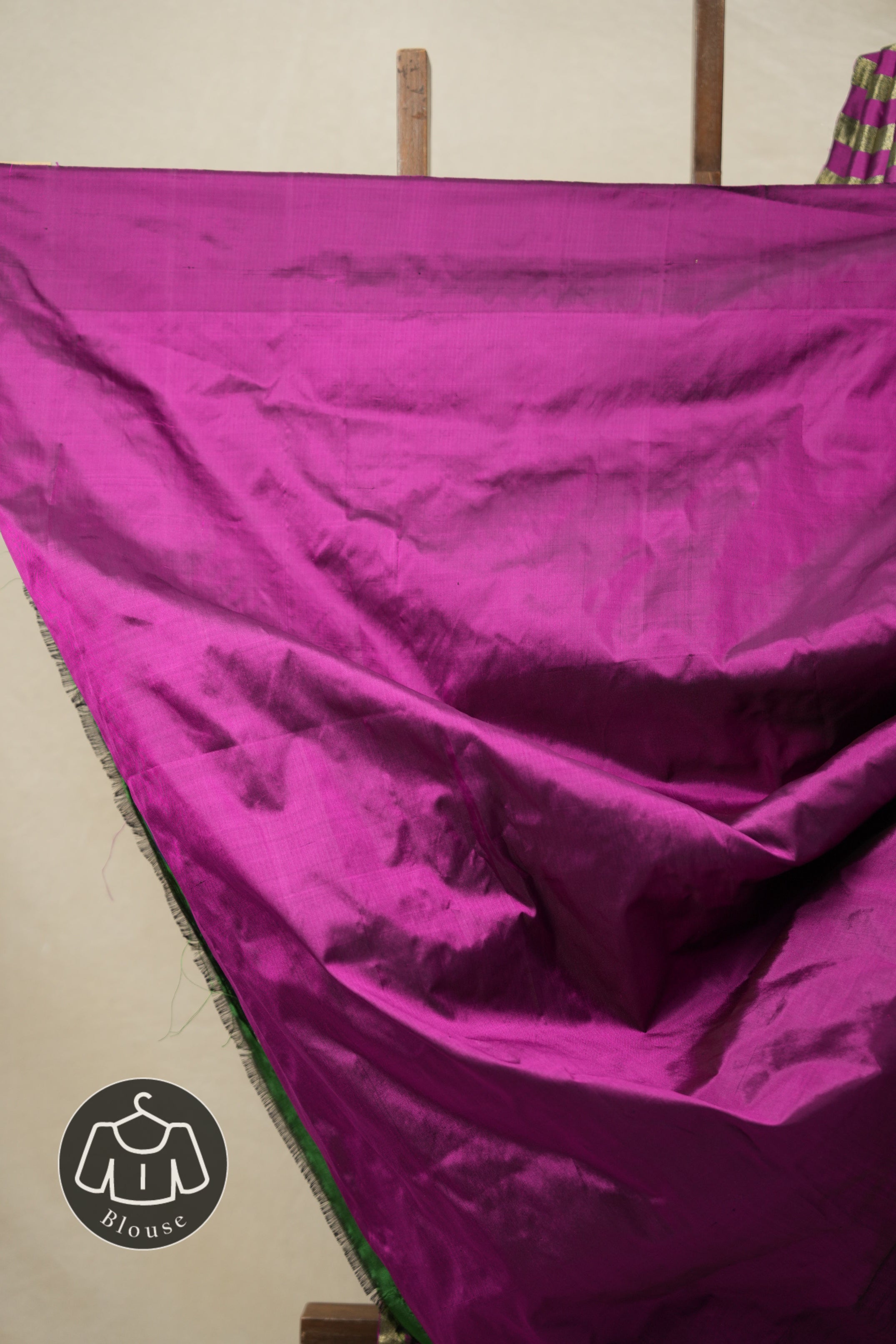 Pink Gold Silk Paithani Saree - Saavari - SSPGSPS23