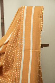 Orange HBP Cotton Saree - SROCS3563