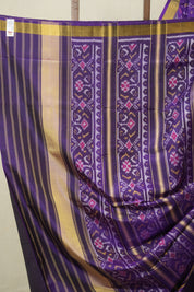 Purple Rajkot Patola Silk Saree - SRPRPSS593