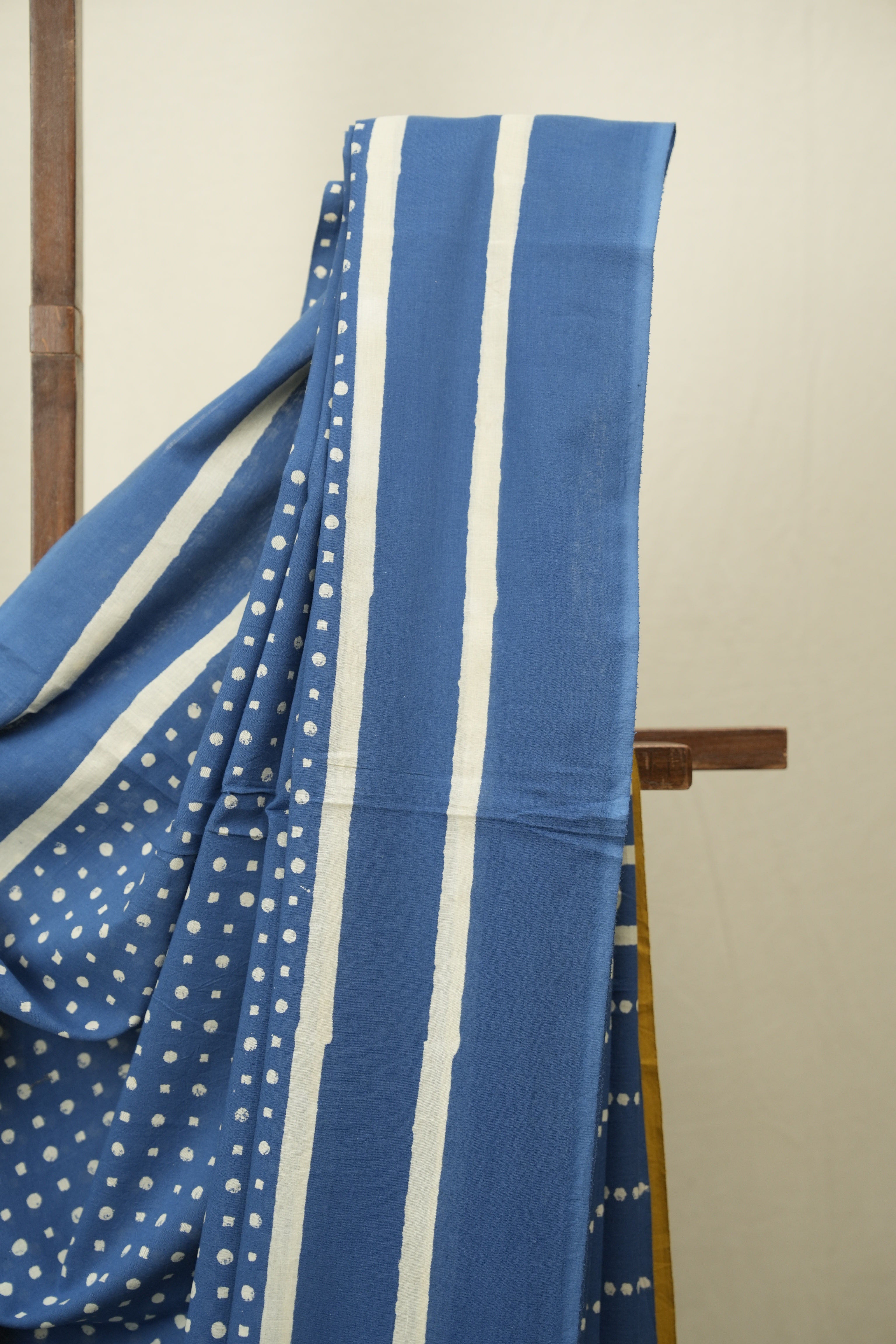 Blue HBP Cotton Saree - SRBCS3564