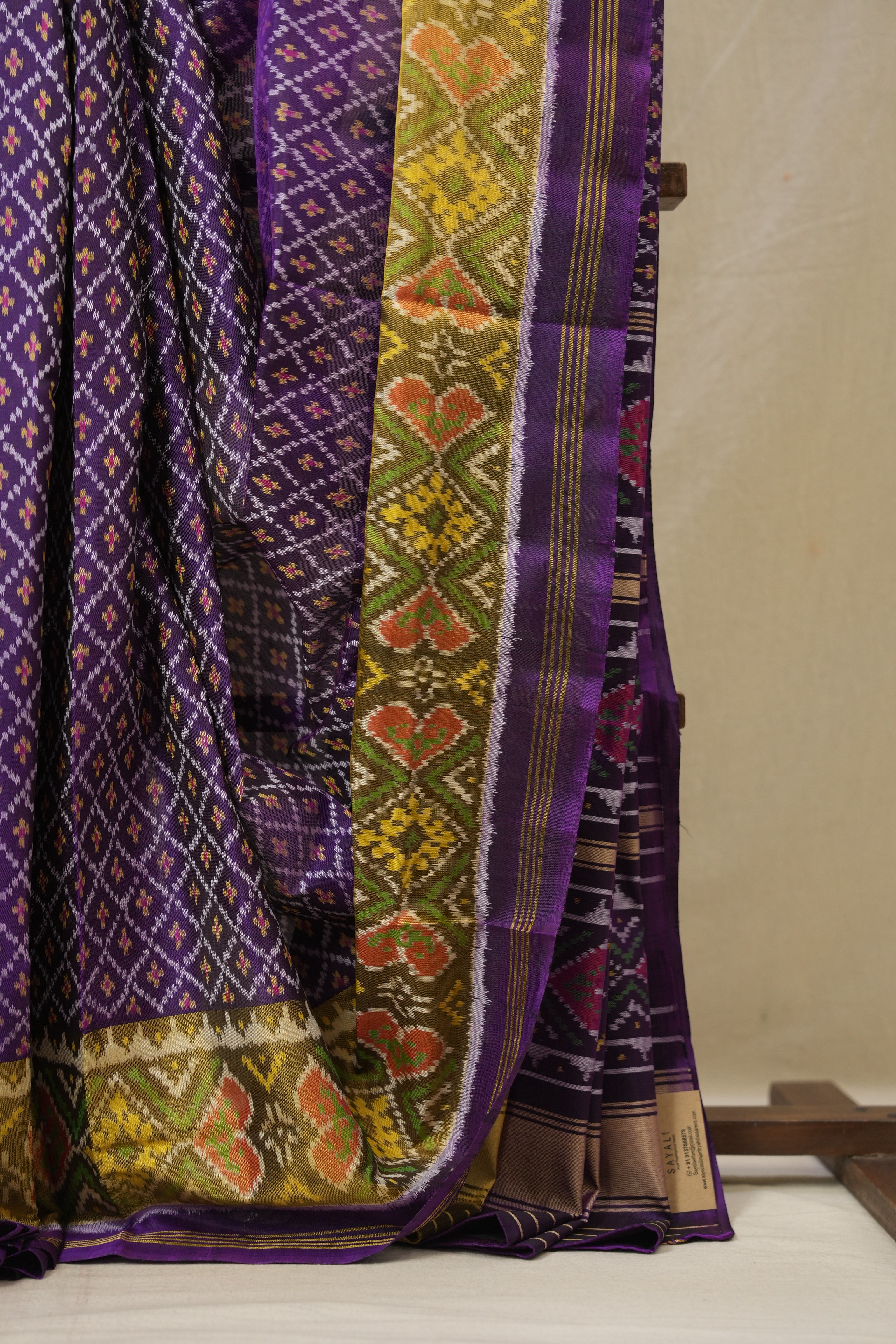 Purple Rajkot Patola Silk Saree - SRPRPSS594
