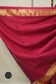 Brick Red Cotton Paithani Saree - SRBRCPS697
