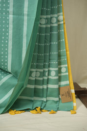Aqua HBP Cotton Saree - SRACS3558