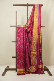Pink Rajkot Patola Silk Saree - SRPRPSS595