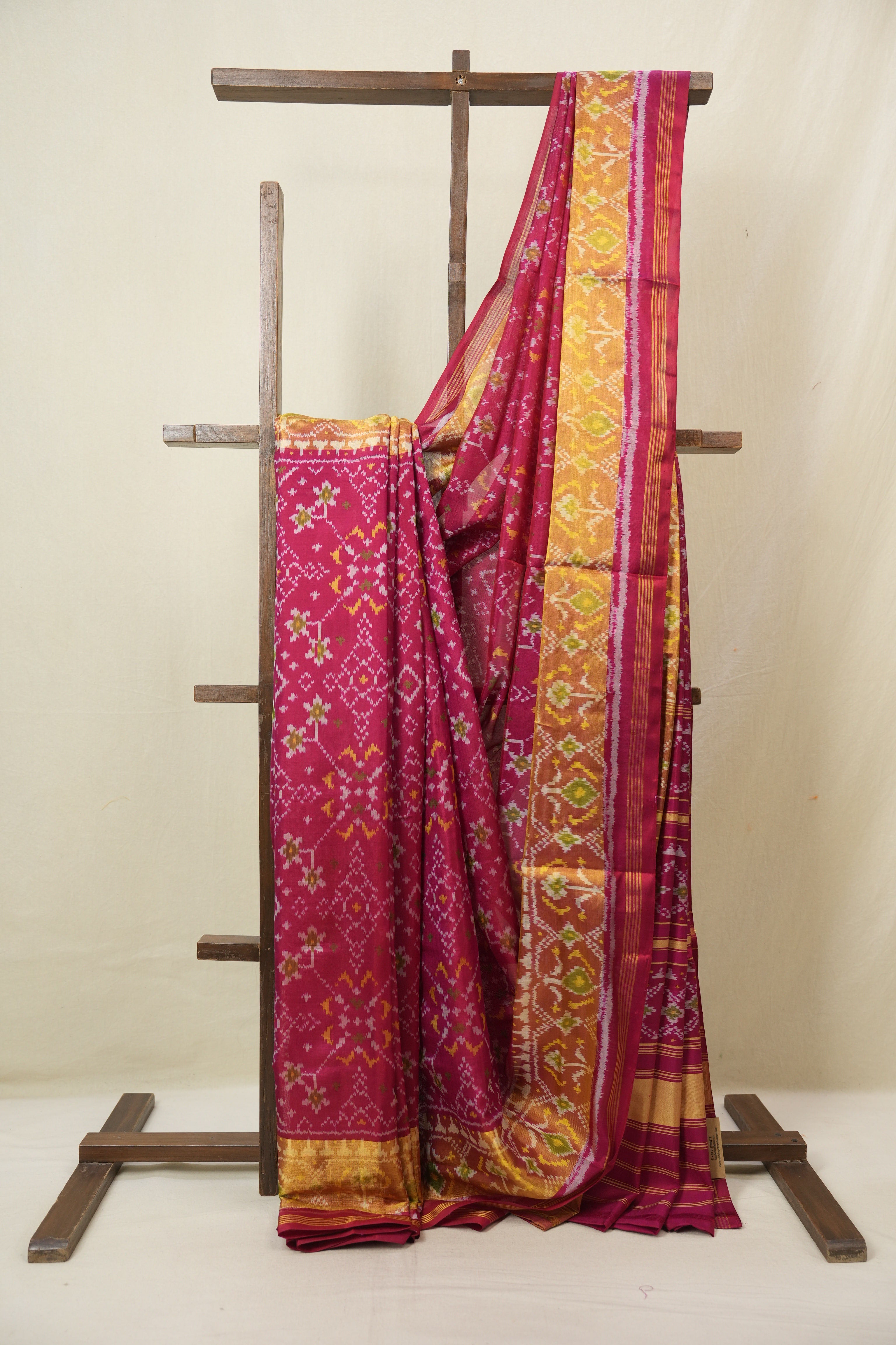 Pink Rajkot Patola Silk Saree - SRPRPSS595
