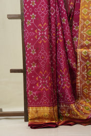 Pink Rajkot Patola Silk Saree - SRPRPSS595