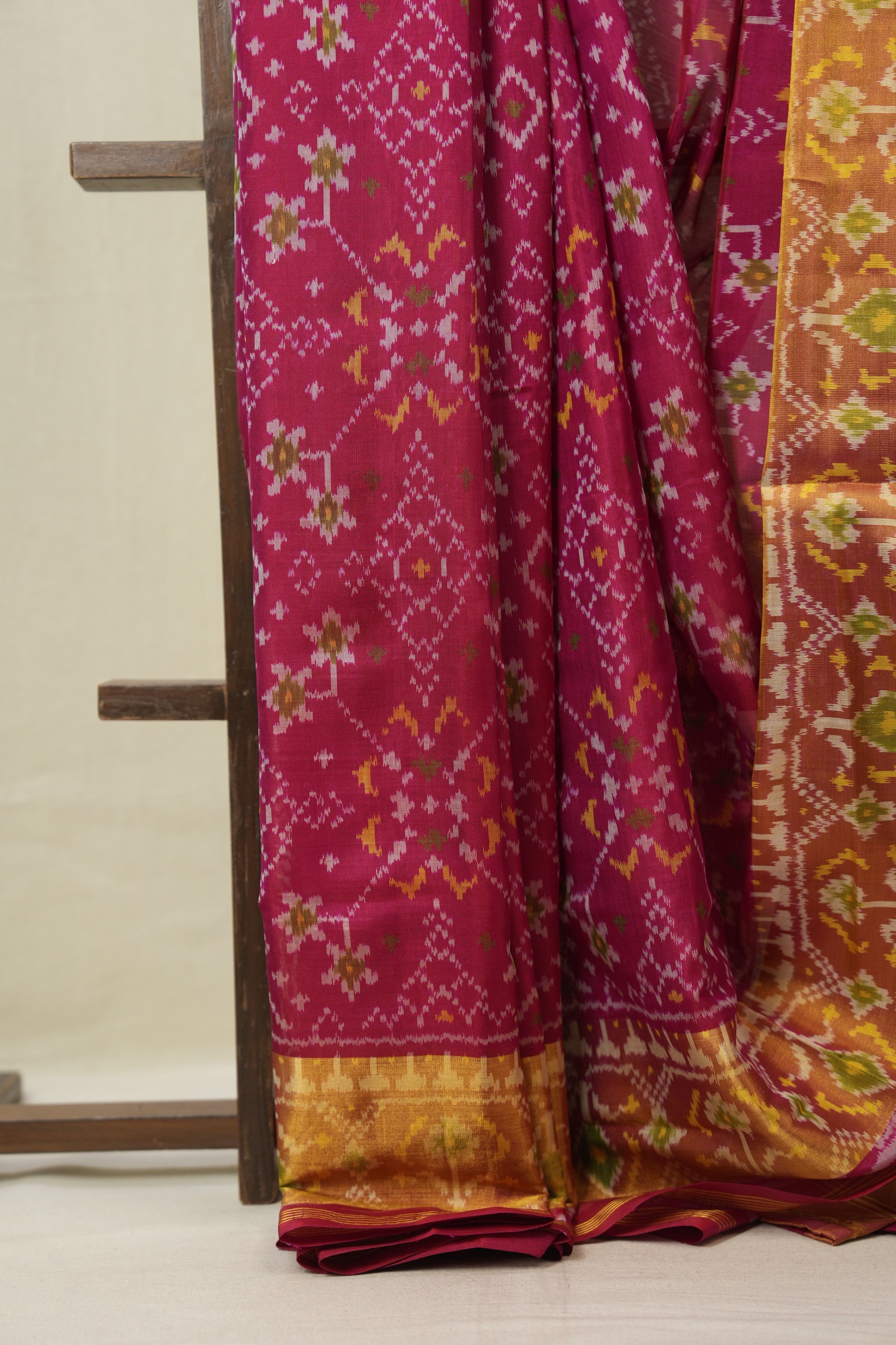 Pink Rajkot Patola Silk Saree - SRPRPSS595