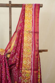 Pink Rajkot Patola Silk Saree - SRPRPSS595