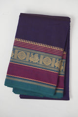 Purple Kanchi Cotton Saree - SRPKCS1286