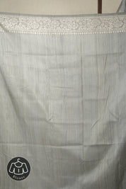 Grey Banarasi Silk Saree - SRGBSS827