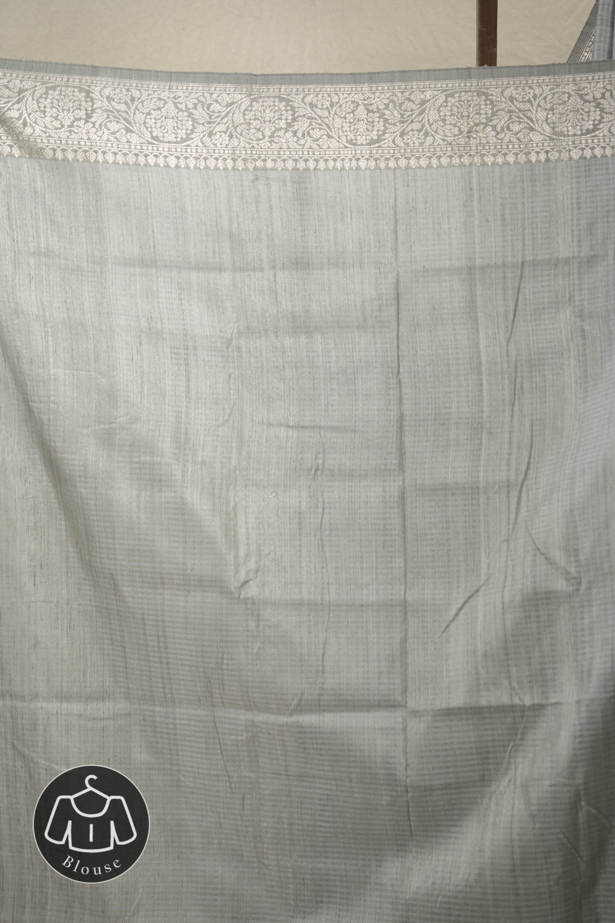 Grey Banarasi Silk Saree - SRGBSS827