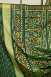 Green Rajkot Patola Silk Saree - SRGRPSS596