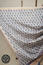 Cream HBP Cotton Silk Saree With Maheshwari Border - SRCCSS1304